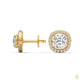 1.25 CT. Cushion Halo Diamond Stud Earrings