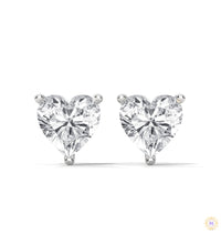 1.25 CT. Heart Lab Diamond Studs