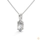 1.25 CT. Marquise Lab Diamond Solitaire Pendant