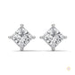 1.25 CT. Princess-Cut Lab Diamond Studs