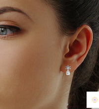 1.25 CT. Starburst Diamond Drop Earrings
