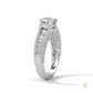 1.25 Ct. Milgrain Pavé Lab Diamond Engagement Ring