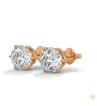 1.30 CT. 6-Prong Round Lab Diamond Studs