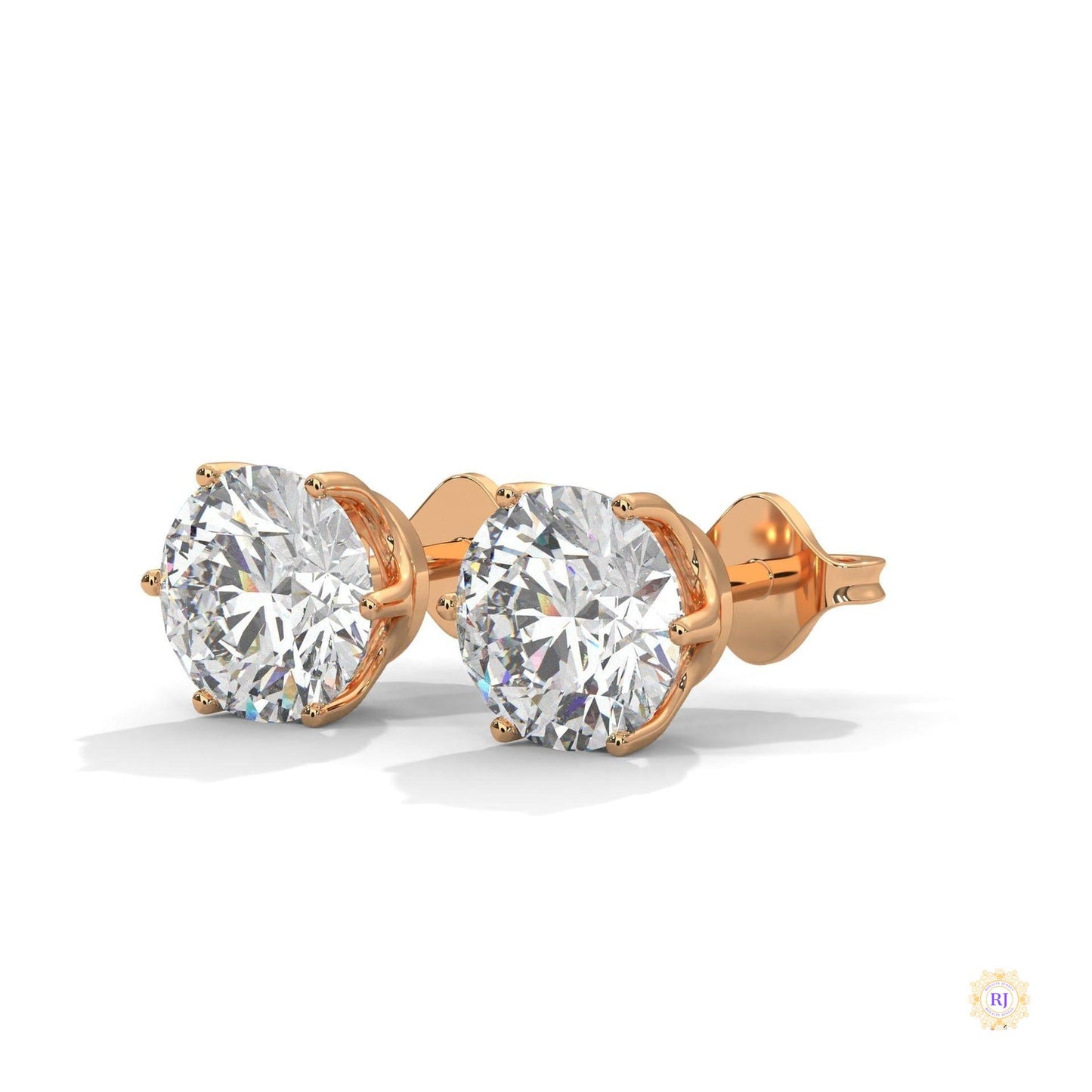 1.30 CT. 6-Prong Round Lab Diamond Studs