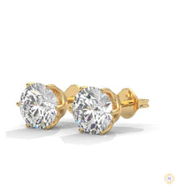1.30 CT. 6-Prong Round Lab Diamond Studs