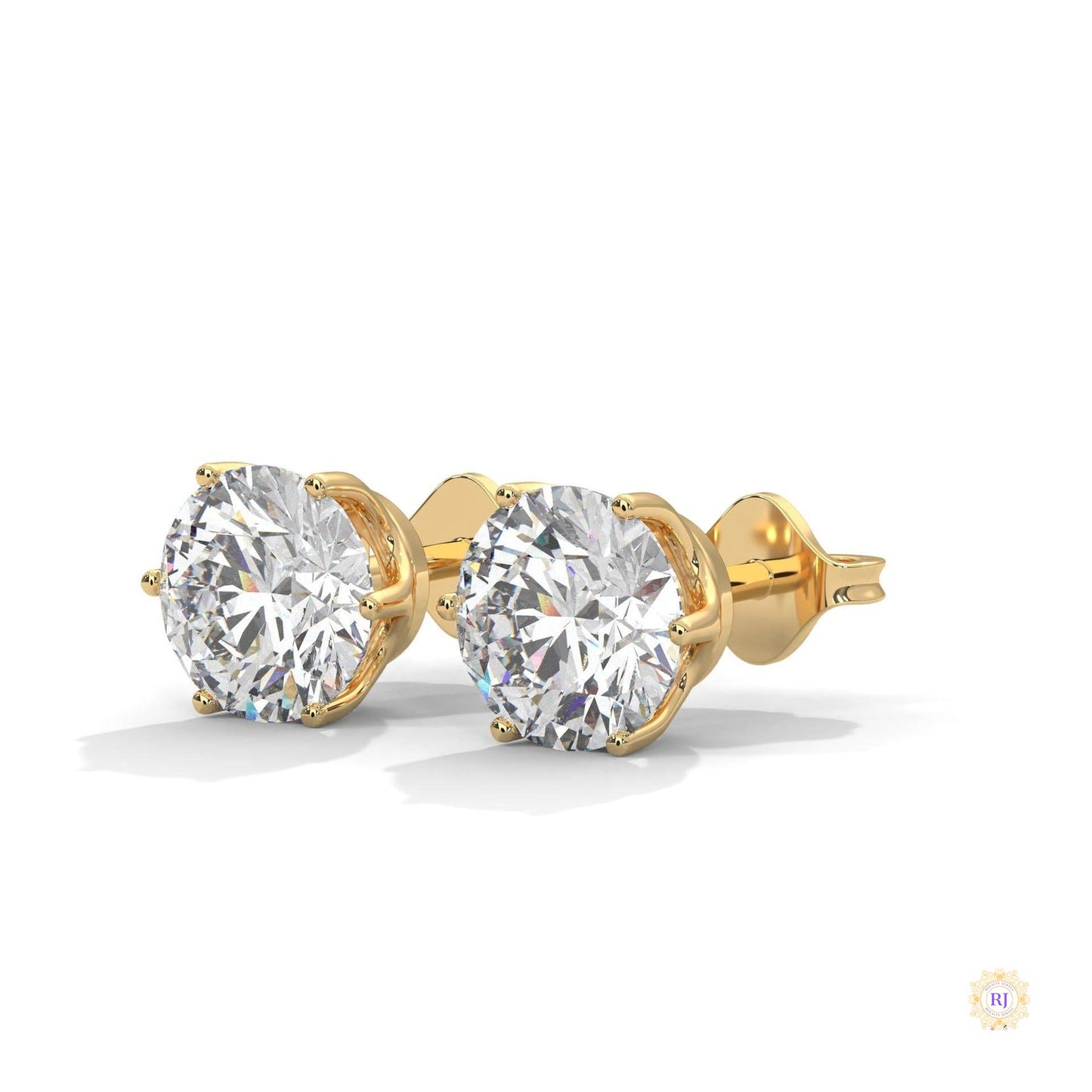 1.30 CT. 6-Prong Round Lab Diamond Studs