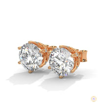 1.30 CT. 6-Prong Round Lab Diamond Studs