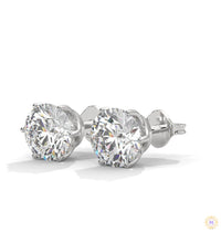 1.30 CT. 6-Prong Round Lab Diamond Studs