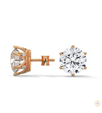 1.30 CT. 6-Prong Round Lab Diamond Studs