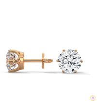 1.30 CT. 6-Prong Round Lab Diamond Studs