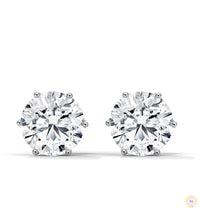 1.30 CT. 6-Prong Round Lab Diamond Studs