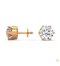 1.30 CT. 6-Prong Solitaire Diamond Studs