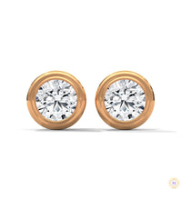 1.30 CT. Bezel Lab Diamond Studs