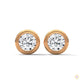 1.30 CT. Bezel Lab Diamond Studs