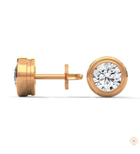 1.30 CT. Bezel Lab Diamond Studs