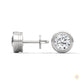 1.30 CT. Bezel Lab Diamond Studs