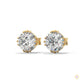 1.30 CT. Floral Crown Lab Diamond Studs