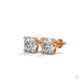 1.30 CT. Heart Prong Solitaire Diamond Studs