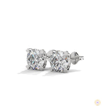 1.30 CT. Heart Prong Solitaire Diamond Studs