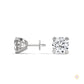1.30 CT. Heart Prong Solitaire Diamond Studs