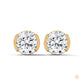 1.30 CT. Round Bezel Diamond Stud Earrings