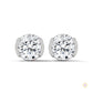 1.30 CT. Round Bezel Diamond Stud Earrings