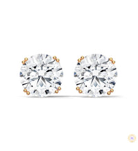 1.30 CT. Round Diamond Stud Earrings