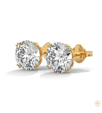 1.30 CT. Round Diamond Stud Earrings