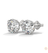 1.30 CT. Round Diamond Stud Earrings