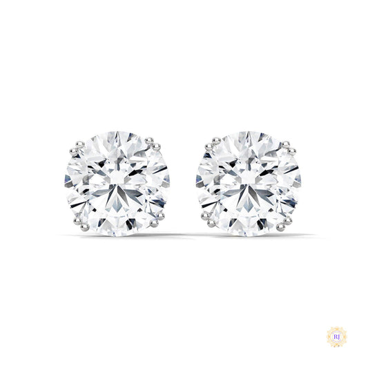 1.30 CT. Round Diamond Stud Earrings