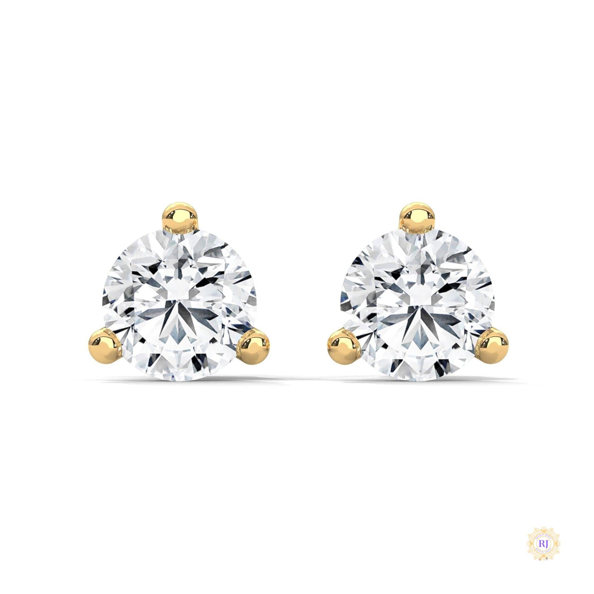 1.30 CT. Round Lab Diamond Studs