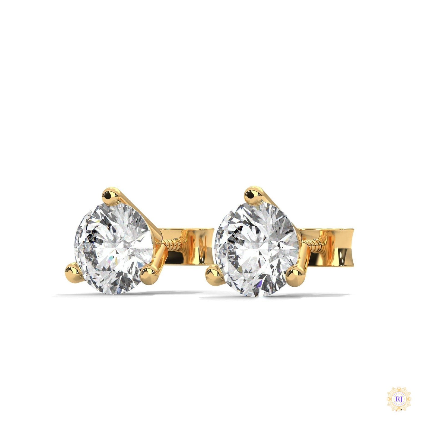 1.30 CT. Round Lab Diamond Studs