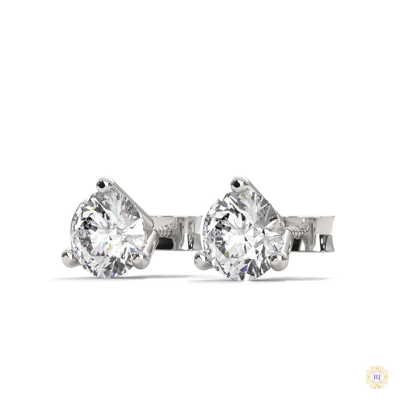 1.30 CT. Round Lab Diamond Studs