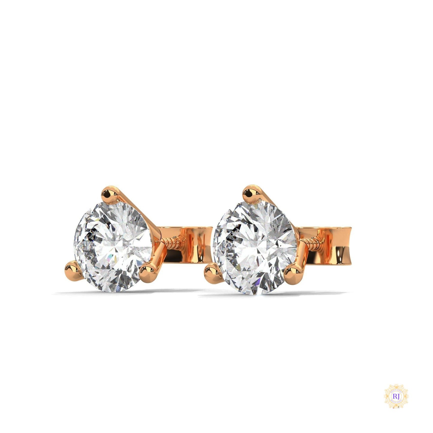 1.30 CT. Round Lab Diamond Studs