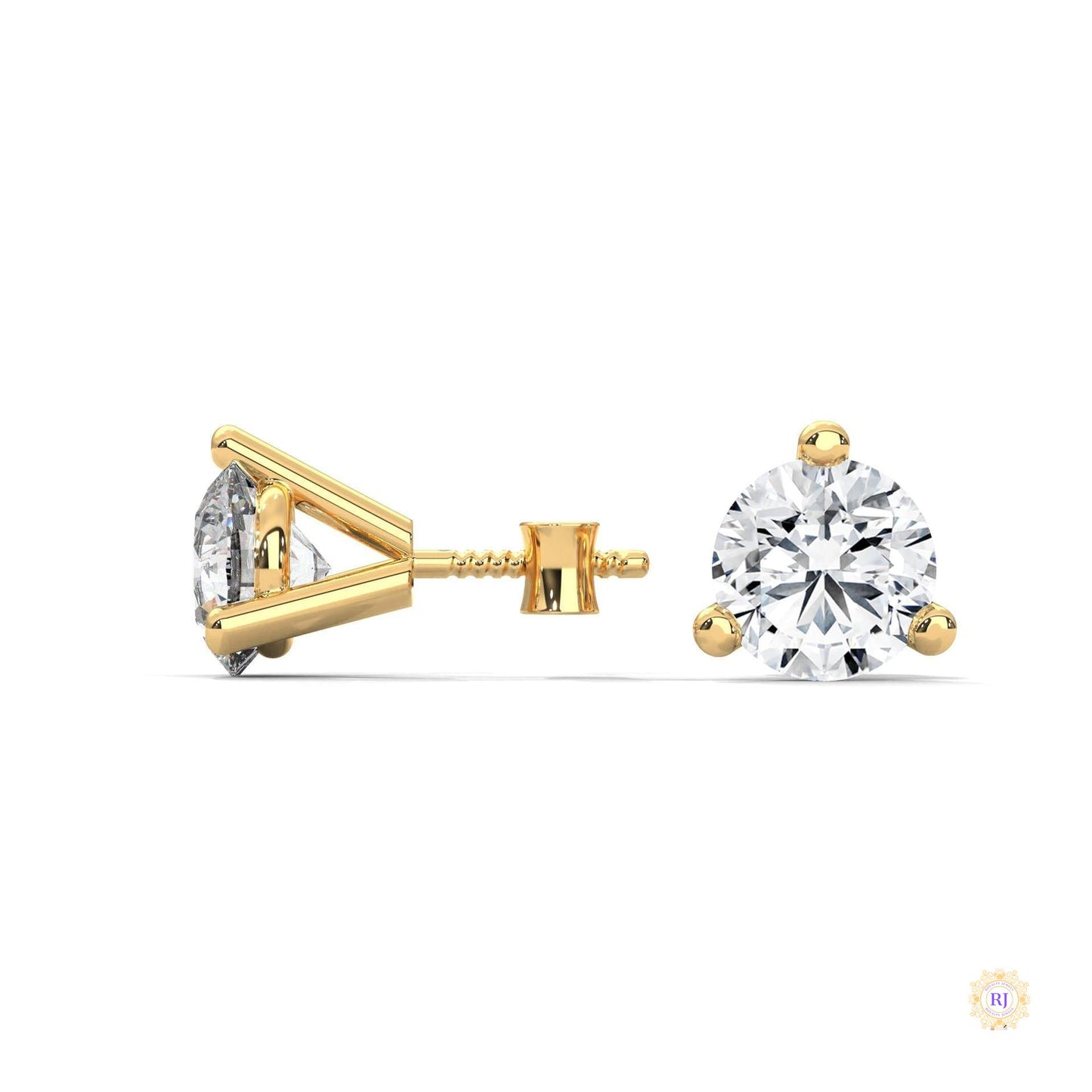 1.30 CT. Round Lab Diamond Studs