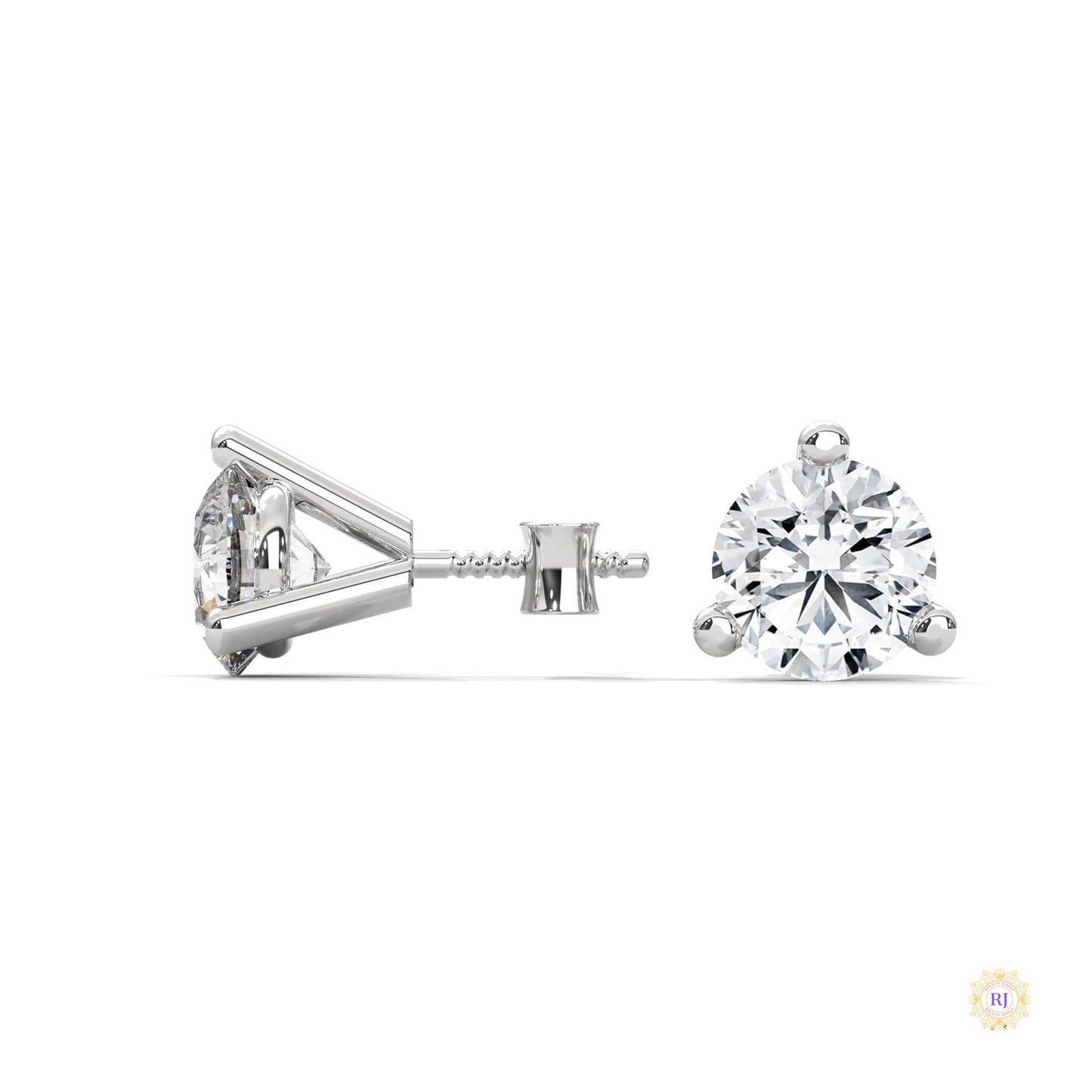 1.30 CT. Round Lab Diamond Studs