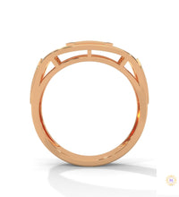 1.35 Ct. Hexagon Pavé Lab Diamond Men’s Ring