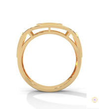1.35 Ct. Hexagon Pavé Lab Diamond Men’s Ring