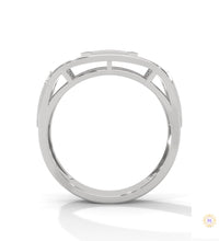1.35 Ct. Hexagon Pavé Lab Diamond Men’s Ring