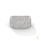 1.35 Ct. Hexagon Pavé Lab Diamond Men’s Ring
