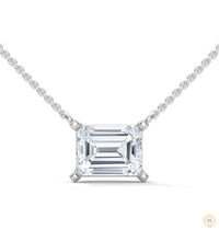 1.5 CT. Asscher Lab Diamond Pendant