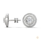 1.5 CT. Double Halo Diamond Stud Earrings