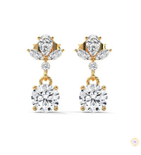 1.5 CT. Marquise Drop Diamond Earrings