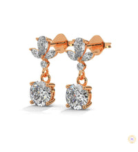 1.5 CT. Marquise Drop Diamond Earrings