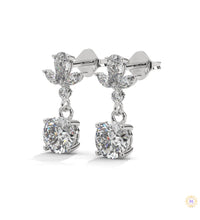 1.5 CT. Marquise Drop Diamond Earrings