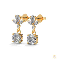 1.5 CT. Marquise Drop Diamond Earrings