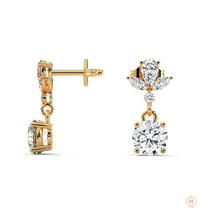 1.5 CT. Marquise Drop Diamond Earrings