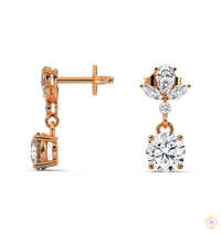 1.5 CT. Marquise Drop Diamond Earrings
