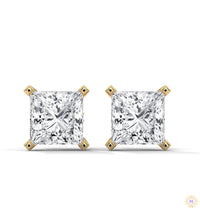 1.5 CT. Princess-Cut Lab Diamond Studs