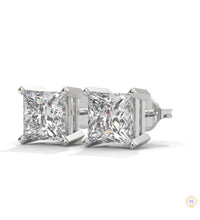 1.5 CT. Princess-Cut Lab Diamond Studs